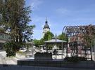 Stadt Friedrichroda Trinkpavillon und Pergola Kirchplatz